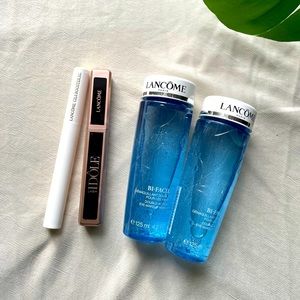 Lancôme Full Size Mascara,Eye Makeup Remover (* 2 bottles ) Lash Primer